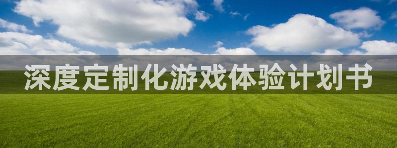 非凡游戏官网子文化是干什么的：深度定制化游戏体验计划书